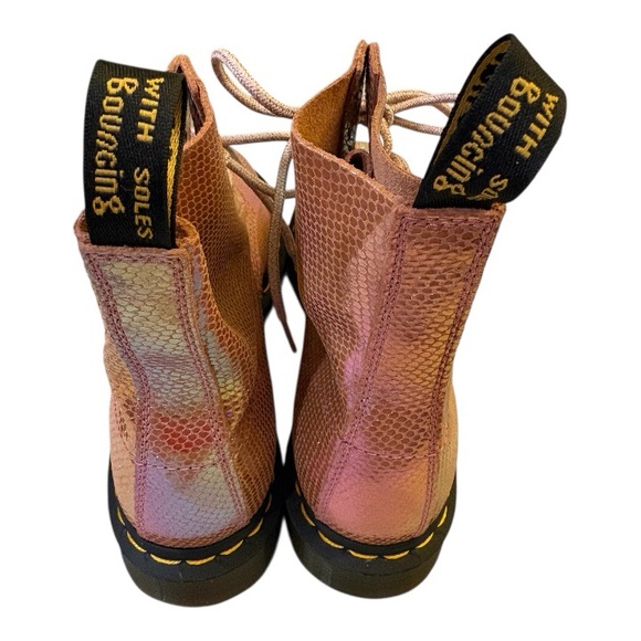 Dr. Martens 1460 Pascal iridescent ankle boots Size 9 - Picture 6 of 10